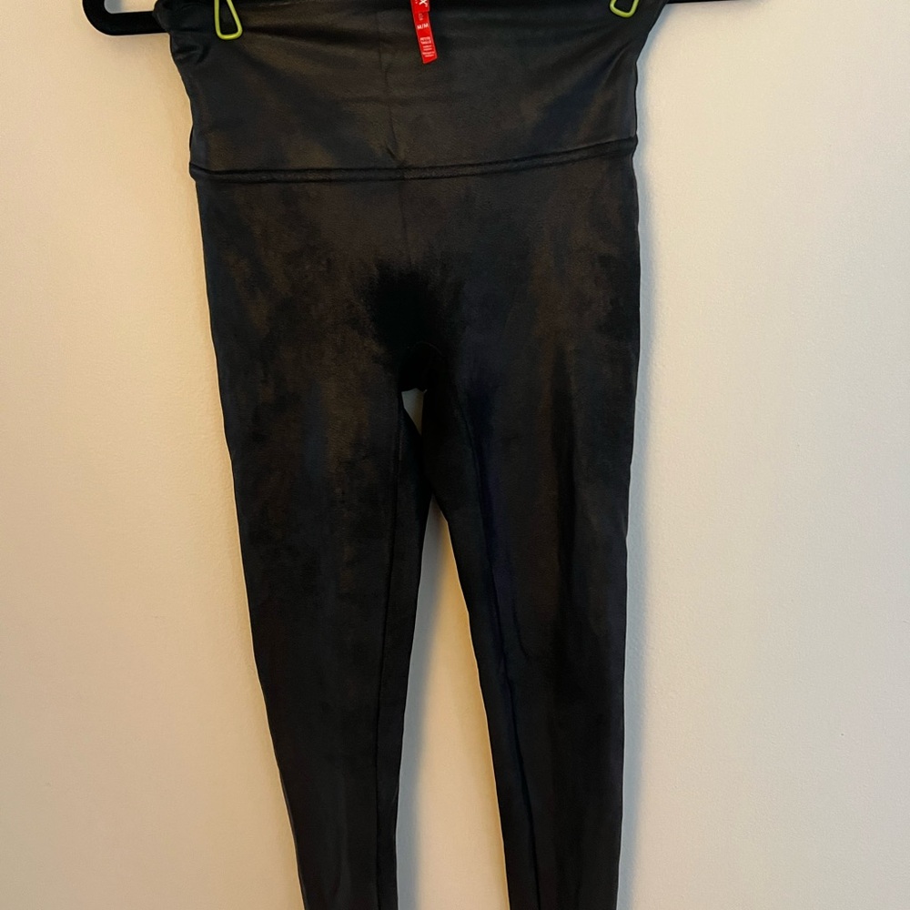 SPANX Black Leggings High-Waisted